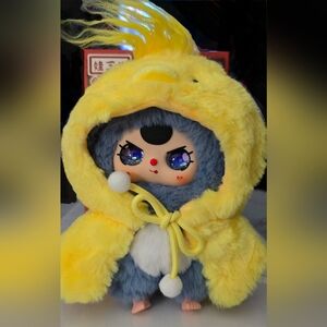 Baby Three I'm Not A Warrior Series Plush Pendant. "Duck Duck Warrior"